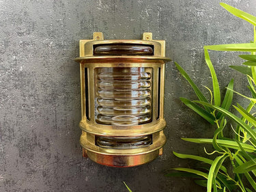 Portland Wall Light Raw Brass