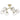 Yiska 6lt Semi Flush Gold & Glass