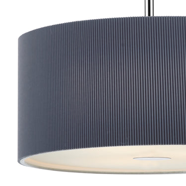 Zaragoza 3 Light Pendant Grey 60cm