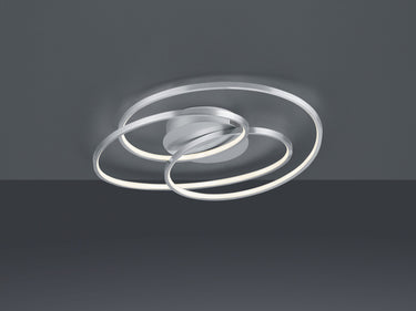 Zephyr LED Matt Nickel Small
