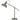 A1 - Beaumont Adjustable Table Lamp, 1 x E27 (Max 40W), Sand Grey/Copper/White, 1yr Warranty
