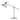 A1 - Beaumont Adjustable Table Lamp, 1 x E27 (Max 40W), Sand White/Satin Nickel/White, 1yr Warranty