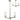 A1 - Carla Pendant/Semi Ceiling, 3 x E14 (Max 40W), Polished Nickel, 1yr Warranty