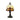 A1 - Cabana Tiffany Table Lamp, 1 x E14 (Max 25W), Cream/Amber/Clear Crystal Shade, 1yr Warranty