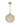 Diyas IL32803 Coniston Pendant, 3 Light E14, French Gold/Crystal