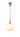 A1 - Arlington Opal Pumpkin Ribbed Glass & Copper Suspension