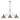 A1 - Ortiz Pendant, 3 x E27 (Max 60W), Polished Nickel, 1yr Warranty