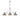 A1 - Ortiz Pendant, 3 x E27 (Max 60W), Polished Nickel, 1yr Warranty