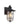 A1 - Emily Wall Lamp, 1 x E27 (Max 60W), Black/Gold With Seeded Clear Glass, IP54, 2yrs Warranty