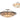 A1 - Frisco, Tiffany 35cm Non-electric Uplighter Shade, Cream/Grey/Crystal Centre/Satin Nickel Brass Trim, 1yr Warranty