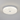 Frozen Small LED Flush, White Finish