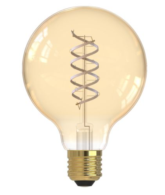 ES (E27) 5.5 Watt G95 Tint White Filament LED Dimmable