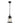 A1 - Jax Pendant, 1 x E27 (Max 60W), Black/Gold With Seeded Clear Glass, IP54, 2yrs Warranty