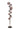 A1 - Jools Floor Lamp, 8 x G9 (Max 28W), Polished Chrome/Smoked Glass, 1yr Warranty