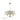 Laura Ashley Sorrento 3 Light Pendant Brushed Chrome with Natural Shade