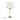 Laura Ashley Sorrento 3 Light Table Lamp Antique Brass with Ivory Shade