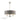 Laura Ashley Sorrento 3 Light Pendant Polished Nickel with Charcoal Shade