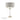 Laura Ashley Sorrento 3 Light Table Lamp Polished Nickel with Silver Shade