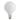 ES (E27) G125 LED 8W Opal Dimmable
