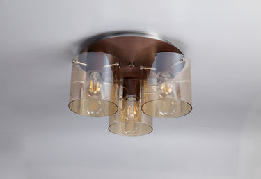 Manhattan 3 Light Flush Mocha