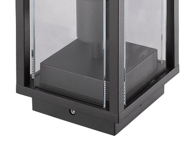 Meribel Pedestal Lamp, IP54, Graphite