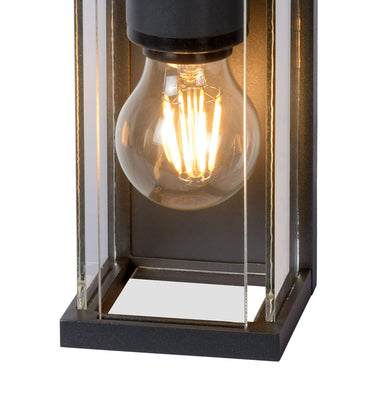 Meribel Double Wall Lamp, IP54, Graphite