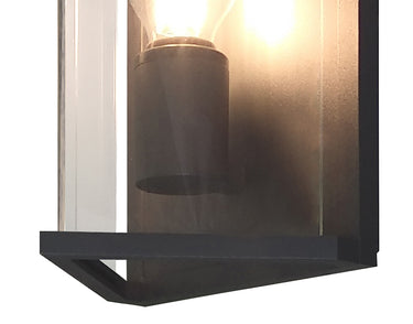 Meribel Wall Lamp,  IP54, Graphite