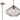A1 - Metrica Medium Pendant, 1 x E27 (Max 60W), Antique Copper, 1yr Warranty