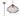 A1 - Metrica Medium Pendant, 1 x E27 (Max 60W), Antique Copper, 1yr Warranty
