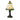 A1 - Paragon Tiffany Table Lamp, 1 x E14 (Max 25W), Cream/Green/Clear Crystal Shade, 1yr Warranty
