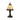 A1 - Paragon Tiffany Table Lamp, 1 x E14 (Max 25W), Cream/Brown/Clear Crystal Shade, 1yr Warranty