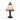 A1 - Paragon Tiffany Table Lamp, 1 x E14 (Max 25W), Cream/Red/Clear Crystal Shade, 1yr Warranty