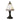 A1 - Paragon Tiffany Table Lamp, 1 x E14 (Max 25W), White/Grey/Clear Crystal Shade, 1yr Warranty