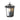 Alford Place 1 Light Half Lantern, IP44 , Black