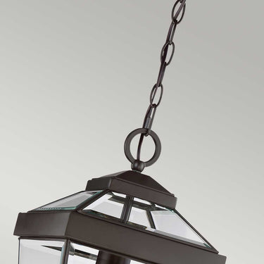 Ravine Medium IP44 Chain Lantern Western Bronze