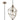 A1 - Rawson Medium Pendant, 1 x E27 (Max 60W), Antique Brass, 1yr Warranty
