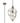 A1 - Rawson Medium Pendant, 1 x E27 (Max 60W), Antique Brass, 1yr Warranty