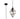 A1 - Rawson Small Pendant, 1 x E27 (Max 60W), Black Nickel, 1yr Warranty