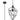 A1 - Rawson Medium Pendant, 1 x E27 (Max 60W), Black Nickel, 1yr Warranty