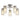 A1 - Rhona Semi Ceiling Light, 5 x E14 (Max 40W), Polished Chrome/Crystal/Glass, 1yr Warranty