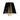 Mantra MS001 Clip On Silk String Shade Black 80/130mm x 110mm