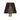 Mantra MS002 Clip On Silk String Shade Dark Brown 80/130mm x 110mm