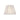 Mantra MS040 Silk String Shade Ivory White 190/300mm x 195mm