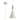A1 - Strafe Pendant, 1 x E27 (Max 40W), White Paintable Gypsum, 1yr Warranty