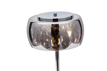 Raven Table Lamp with Clear Crystal