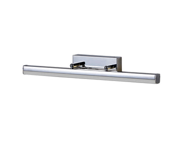 Torque Wall Lamp Medium Adjustable, 12W LED, 4000K, IP44, Polished Chrome